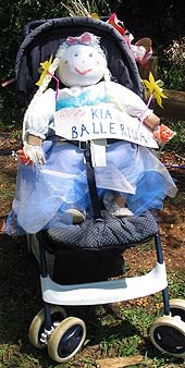 Ballerina scarecrow idea
