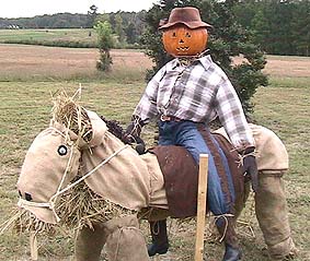 horserider scarecrow