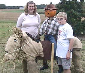 horserider scarecrow