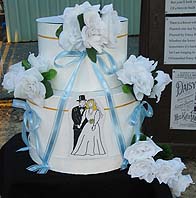 Scarecrow idea for a wedding cake