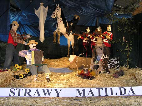 Waltzing Matilda scarecrow display